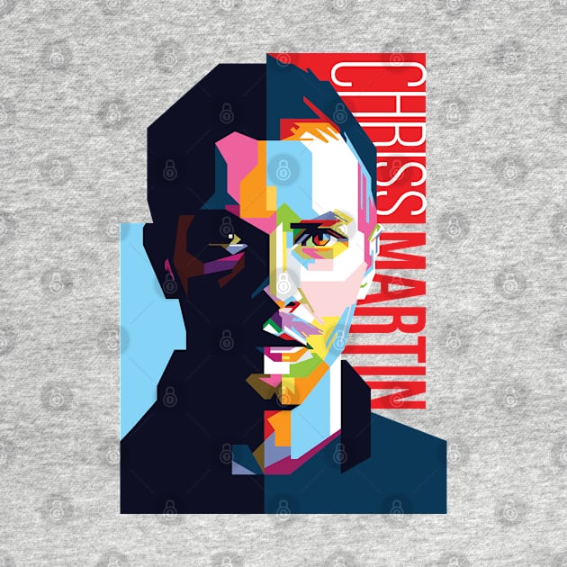 Chris Martin Pop Art 2 by Laksana Ardie Store